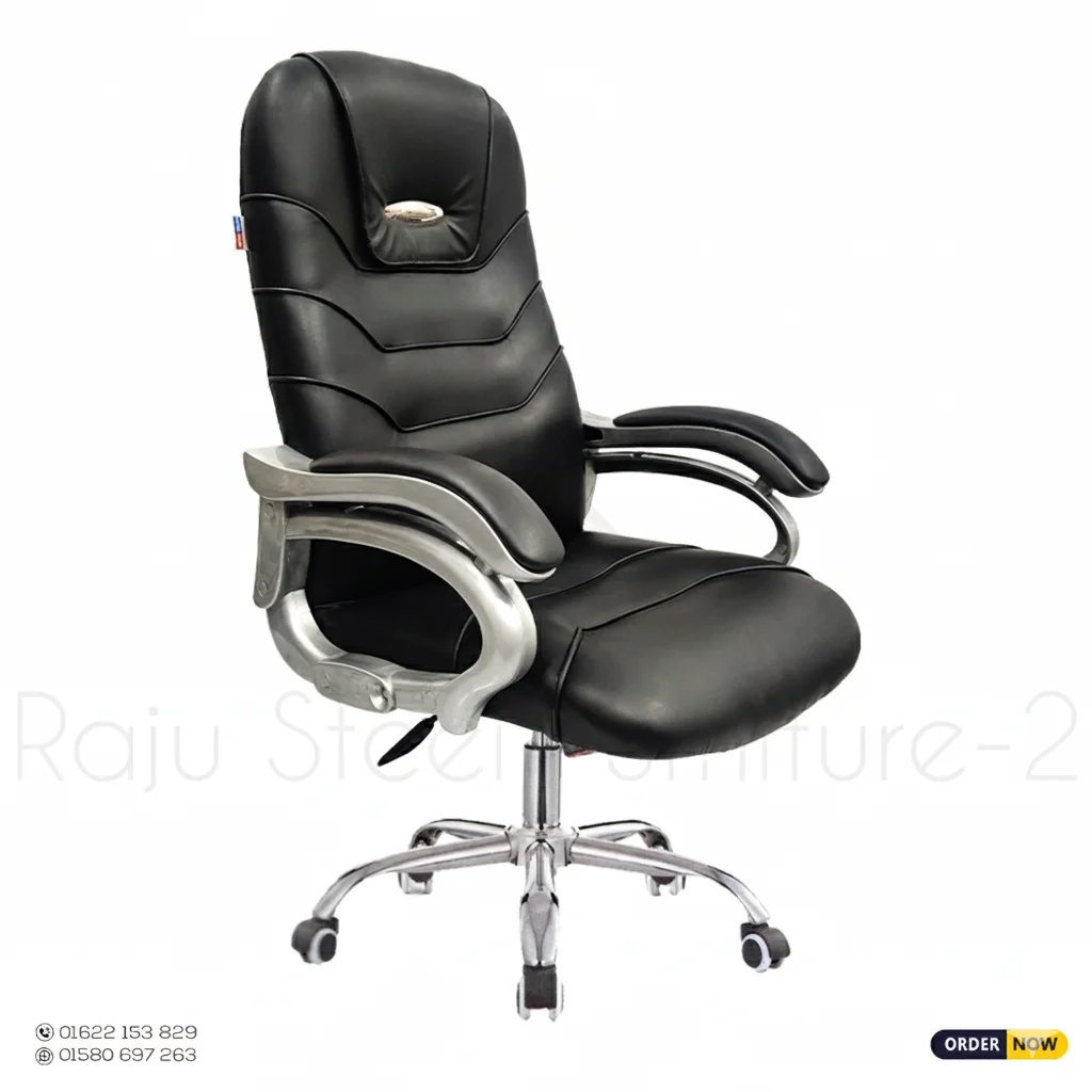 Boss Office Chair – Model: RS-04 (SS Base) | Size: L