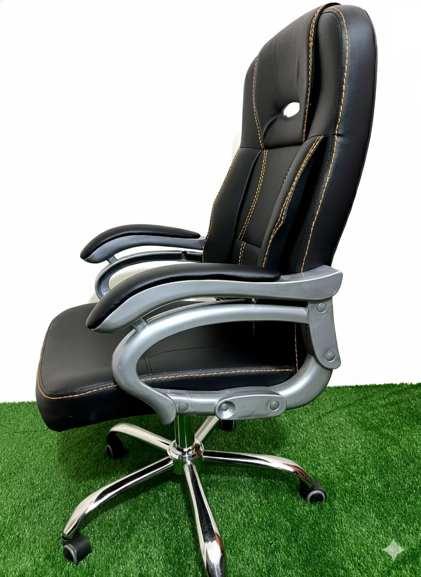 Boss Office Chair – Model: RS-03 (Steel Base) | Size: L - Image 2