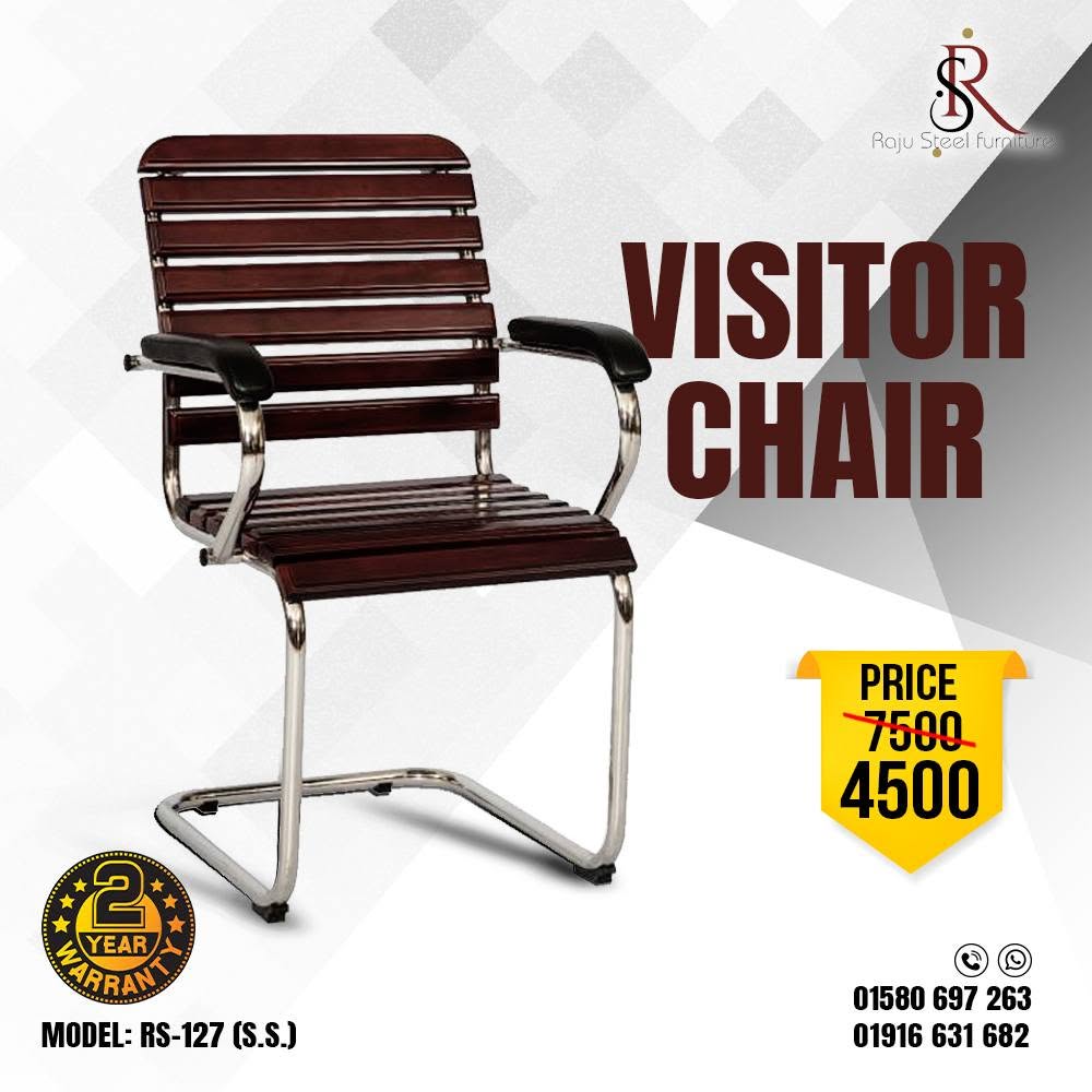 Visitor Chair – Model: RS-127 (S.S.) - Image 2
