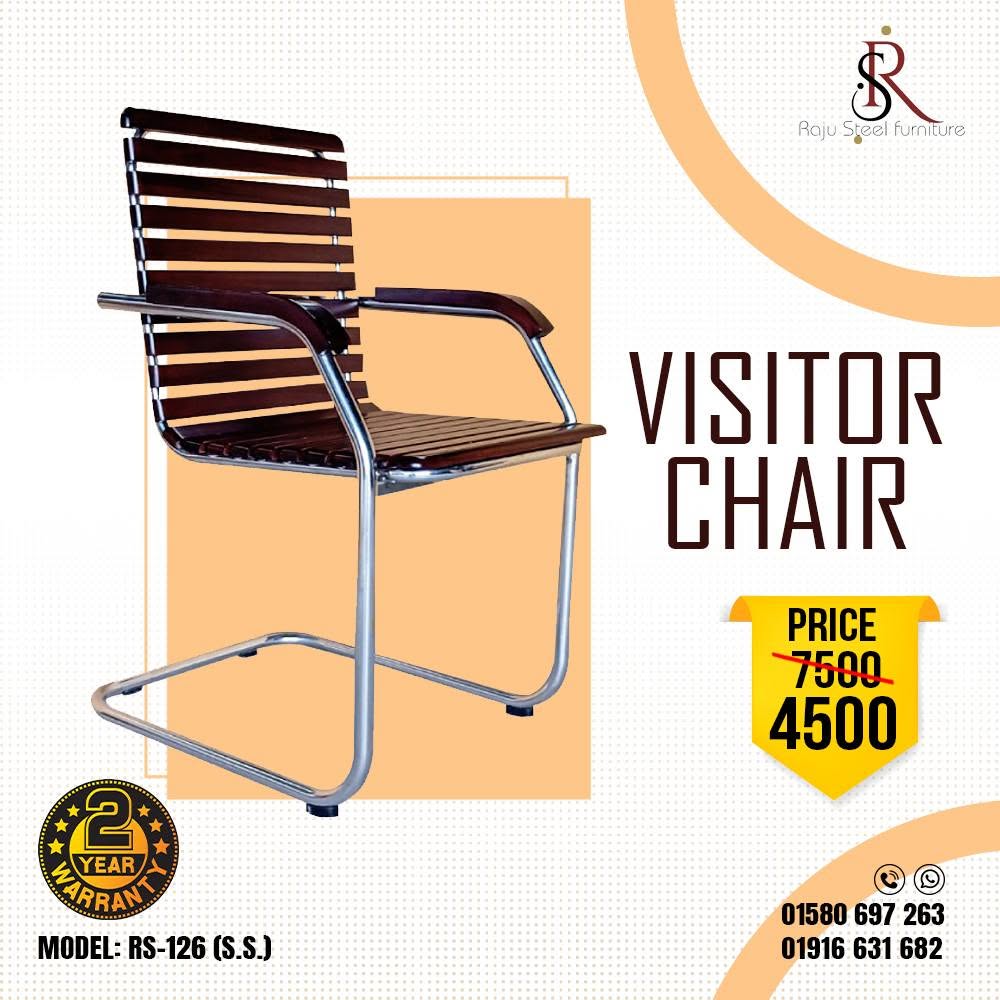 Visitor Chair – Model: RS-126 (S.S.) - Image 2