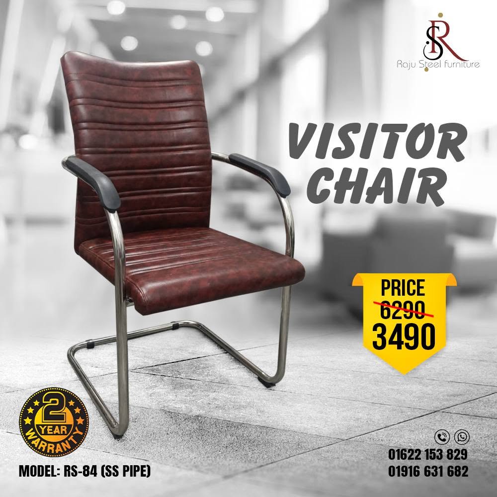 Visitor Chair – Model: RS-84 (SS Pipe) - Image 2