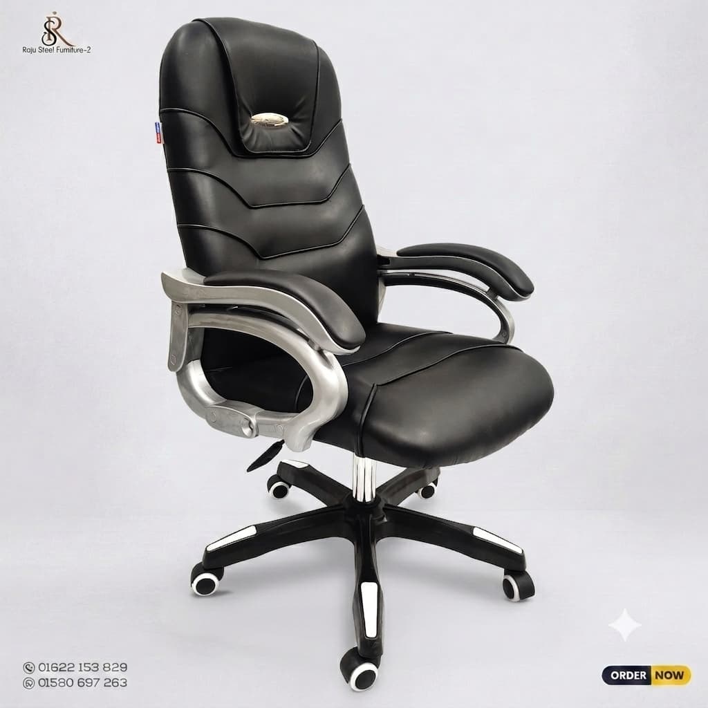 Boss Office Chair – Model: RS-04 (plastic Base) | Size: L
