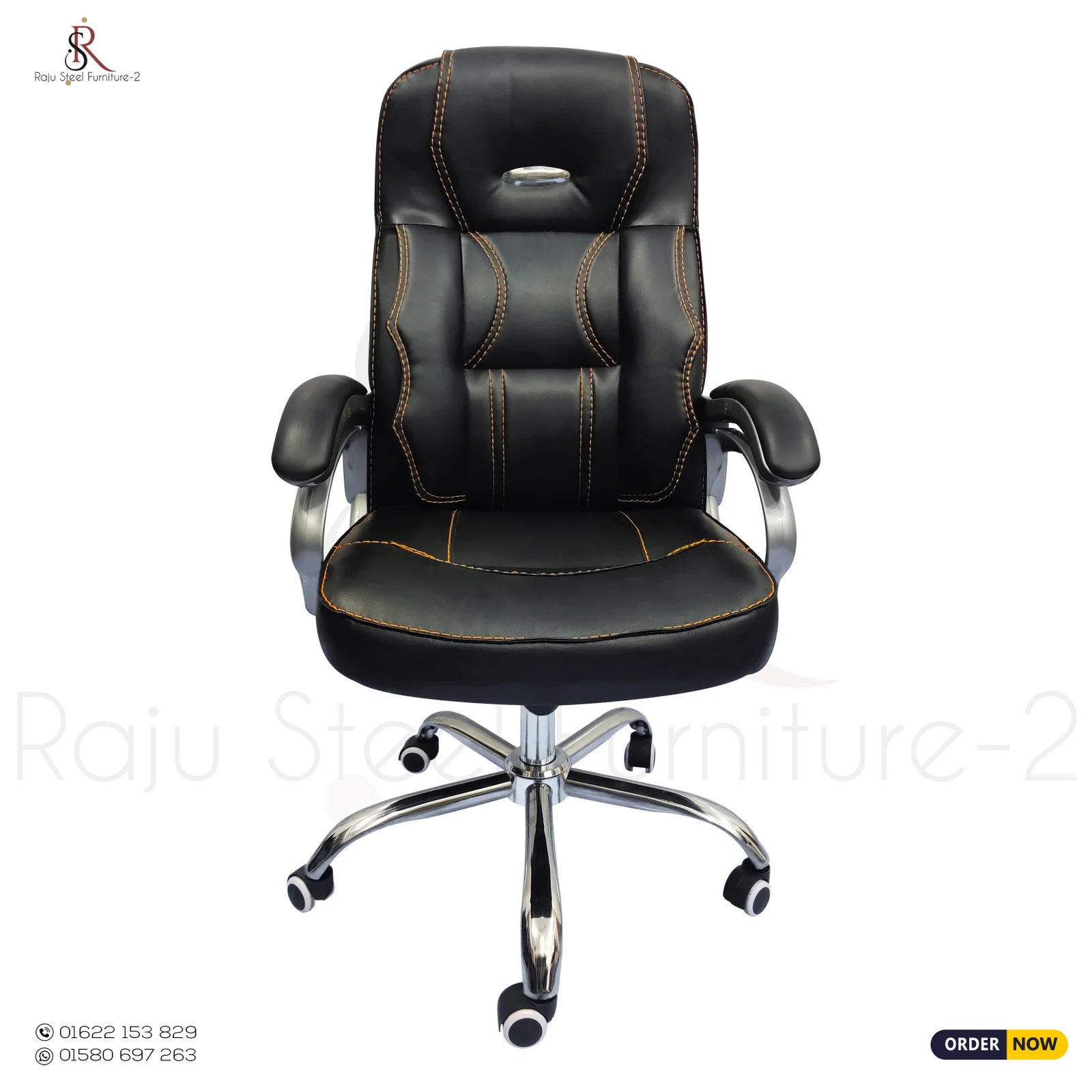 Boss Office Chair – Model: RS-03 (Steel Base) | Size: L