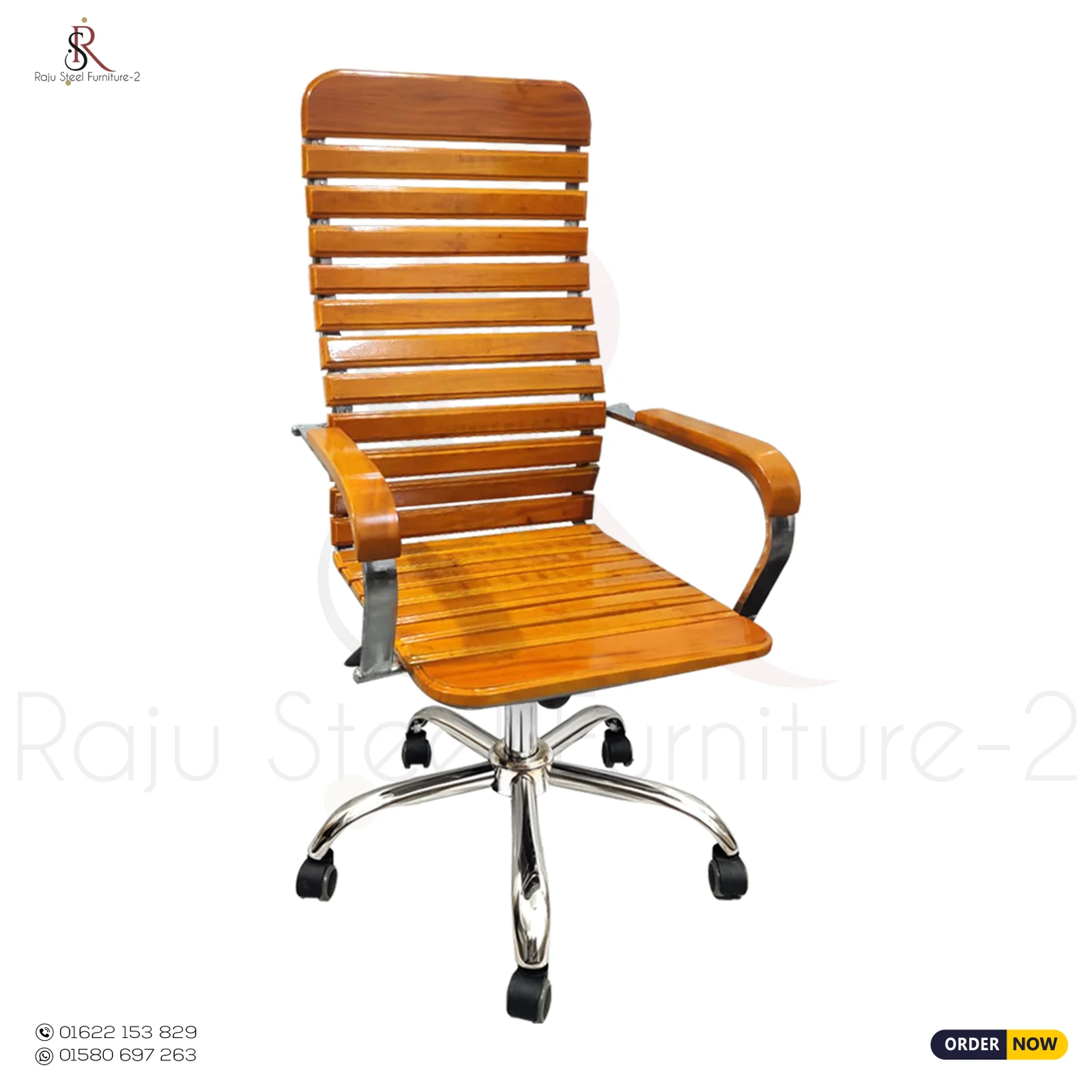 Office Chair – Model: RS-01 (SS Base) | Size: L - Image 4