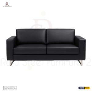 Office Sofa – Model: RS-46 (2 Seater, Artificial Leather Sofa)