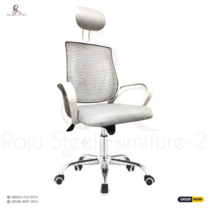 Gray Office Mesh Chair Model: RS-21