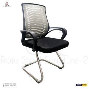 Visitor V Mesh Chair Model: RS-26 (SS Pipe Base)