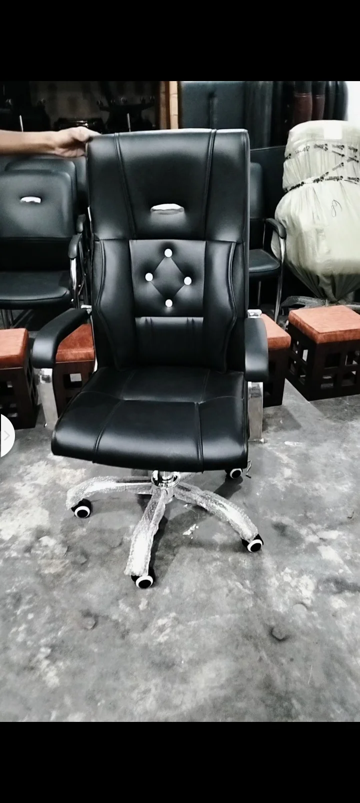 Boss Office Chair – Model: RS-131 (Steel Base) | Size: L - Image 2