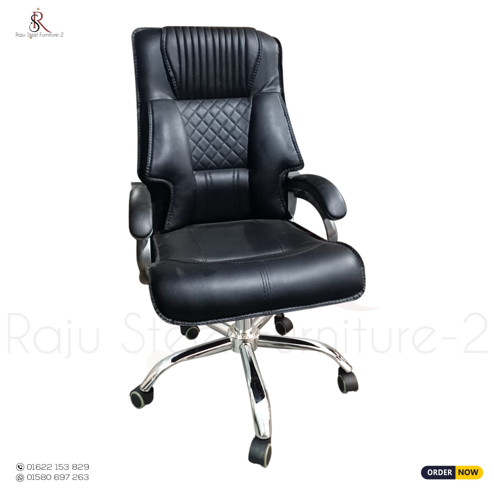 Boss Office Chair – Model: RS-20 (Big Boss) | Premium Ss Base