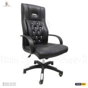 Boss Office Chair – Model: RS-07 ( plastic Base) | Size: L