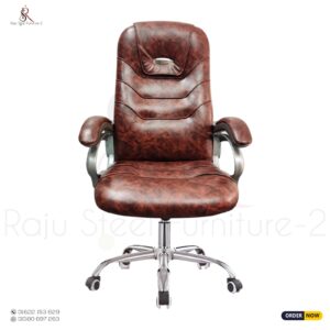 Boss Office Chair – Model: RS-10 (Steel Base) | Size: L