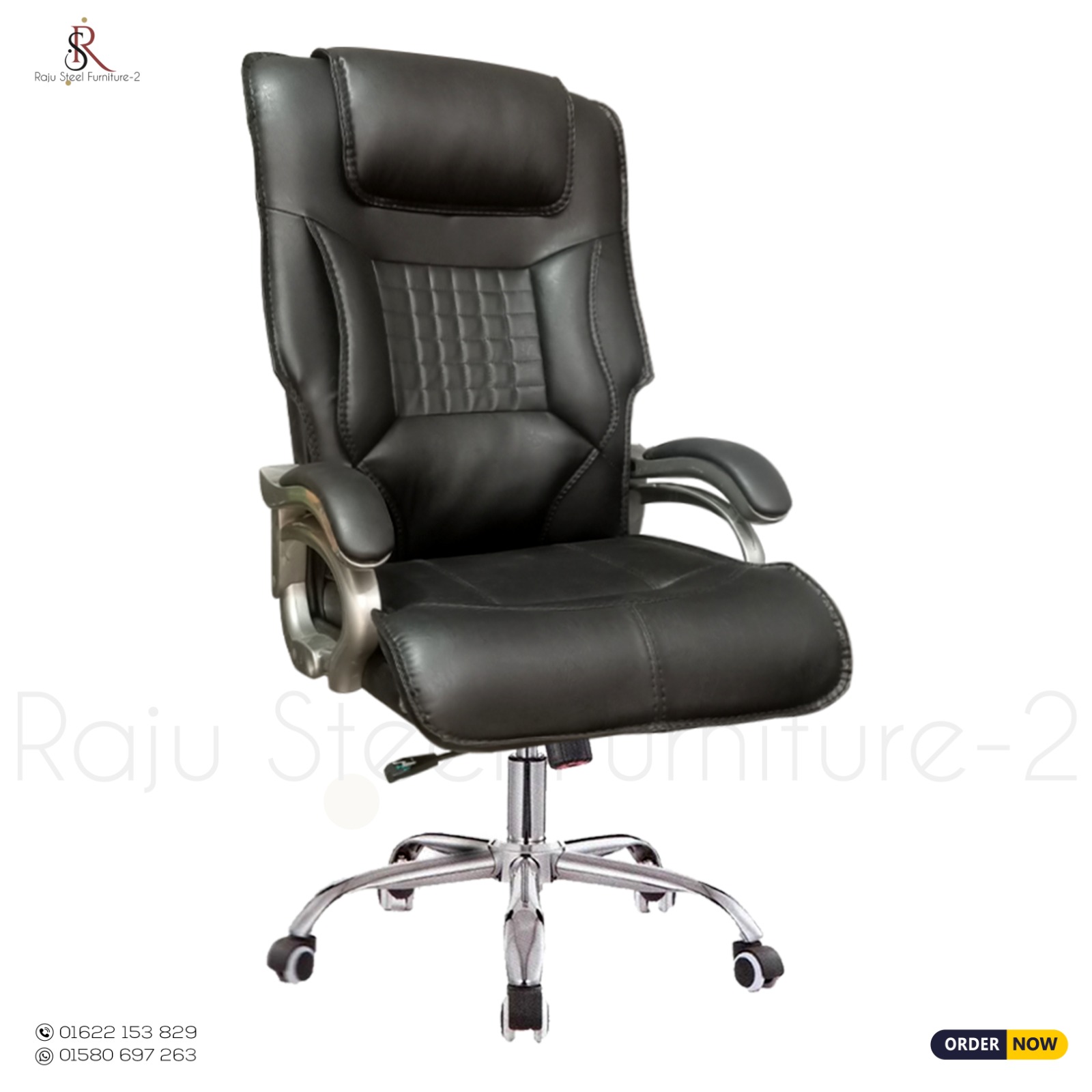 Boss Office Chair – Model: RS-05 (Big Boss) | Premium Steel Base