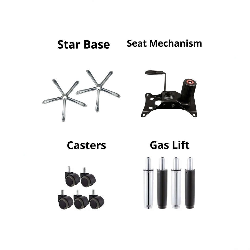 Boss Office Chair – Model: RS-20 (Big Boss) SS Base Size: XXL