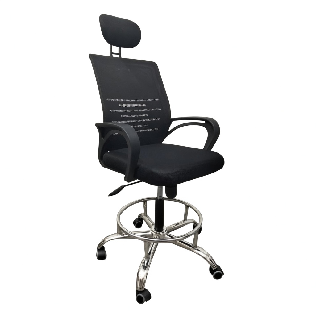 7K Mesh Office Counter Chair Model: RS-31(SS Base)